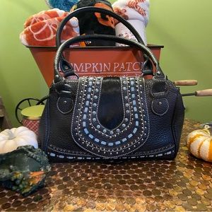 Western leather purse